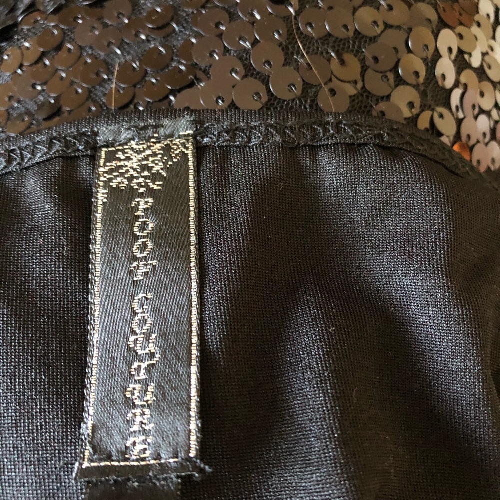 Sequined mini skirt, black,size Medium - Picture 2 of 2